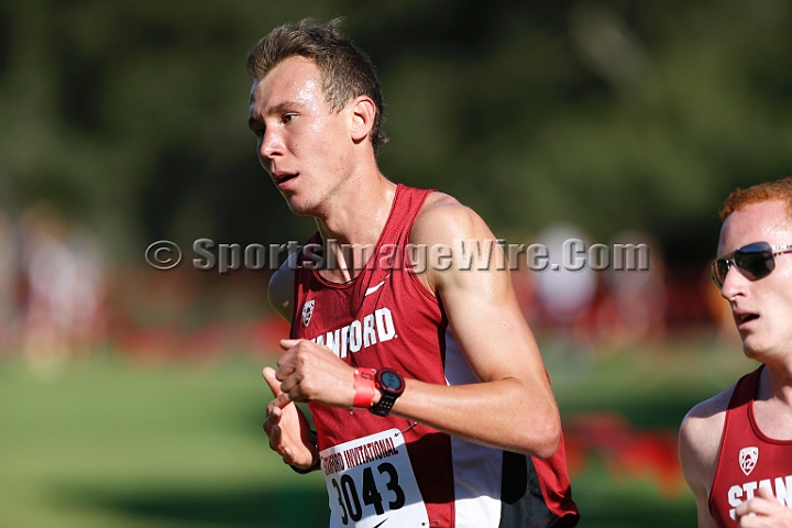 2014StanfordCollMen-78.JPG - College race at the 2014 Stanford Cross Country Invitational, September 27, Stanford Golf Course, Stanford, California.